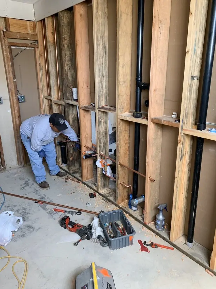 Commercial rough-in plumbing for Gas Line Repair in Hardscrabble